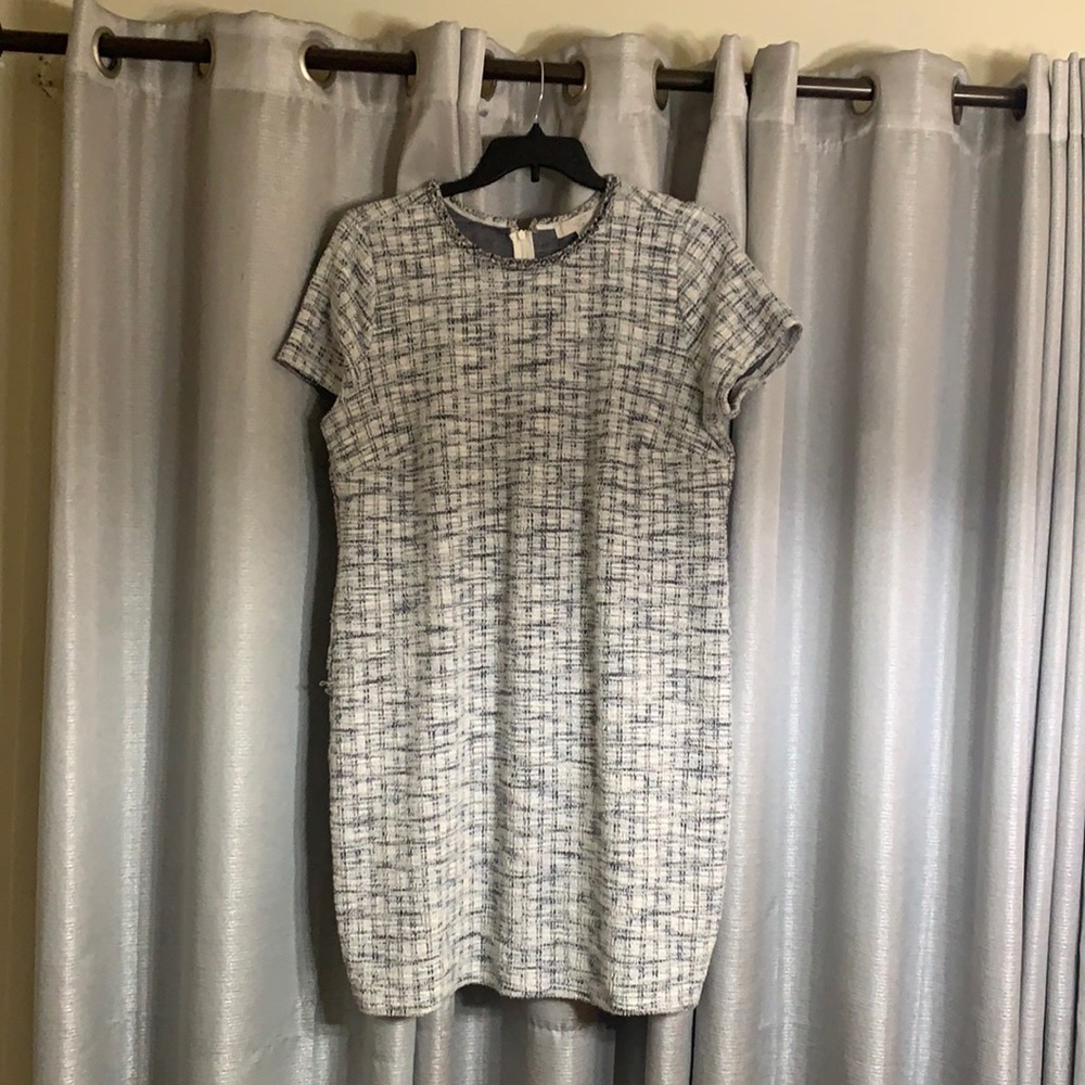 Loft size 16 lightweight tweed dress.